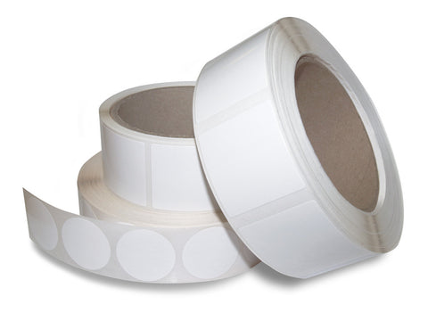 Label 100mm x 100mm White Paper Labels TD 500 p/roll